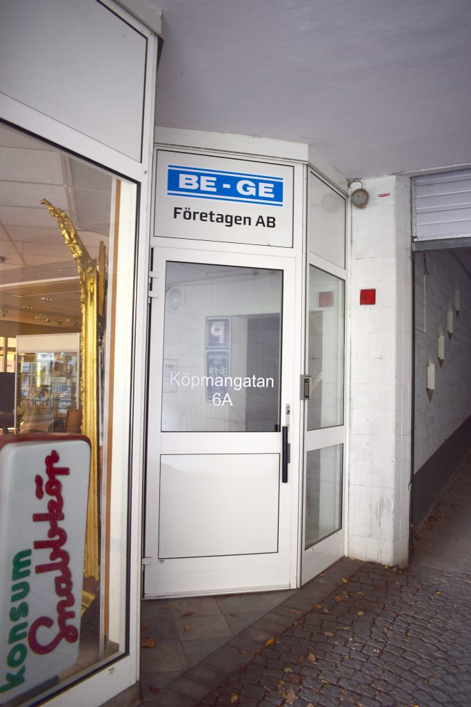 Be-Ge företagen AB, moderbolag