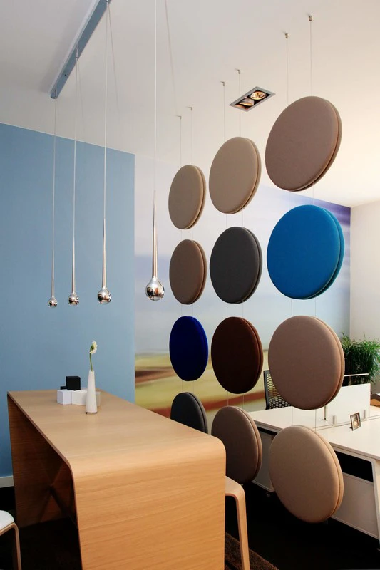 Be-Ge Frapett AB sound absorbers, ljudabsorbenter